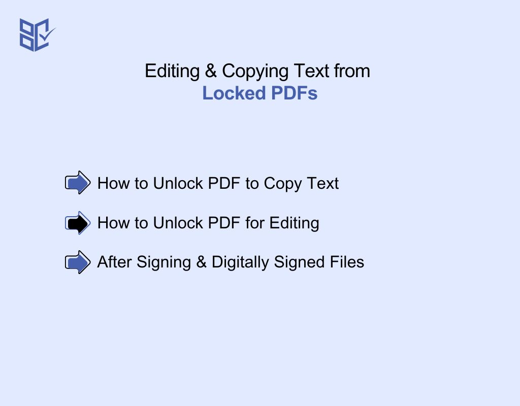 Editing & Copying Text from Locked PDFs